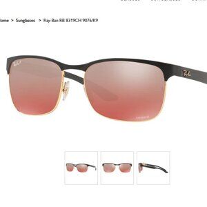 Ray-Ban Chromance RB 8319CH 9076/K9 Polarized Sunglasses With Case